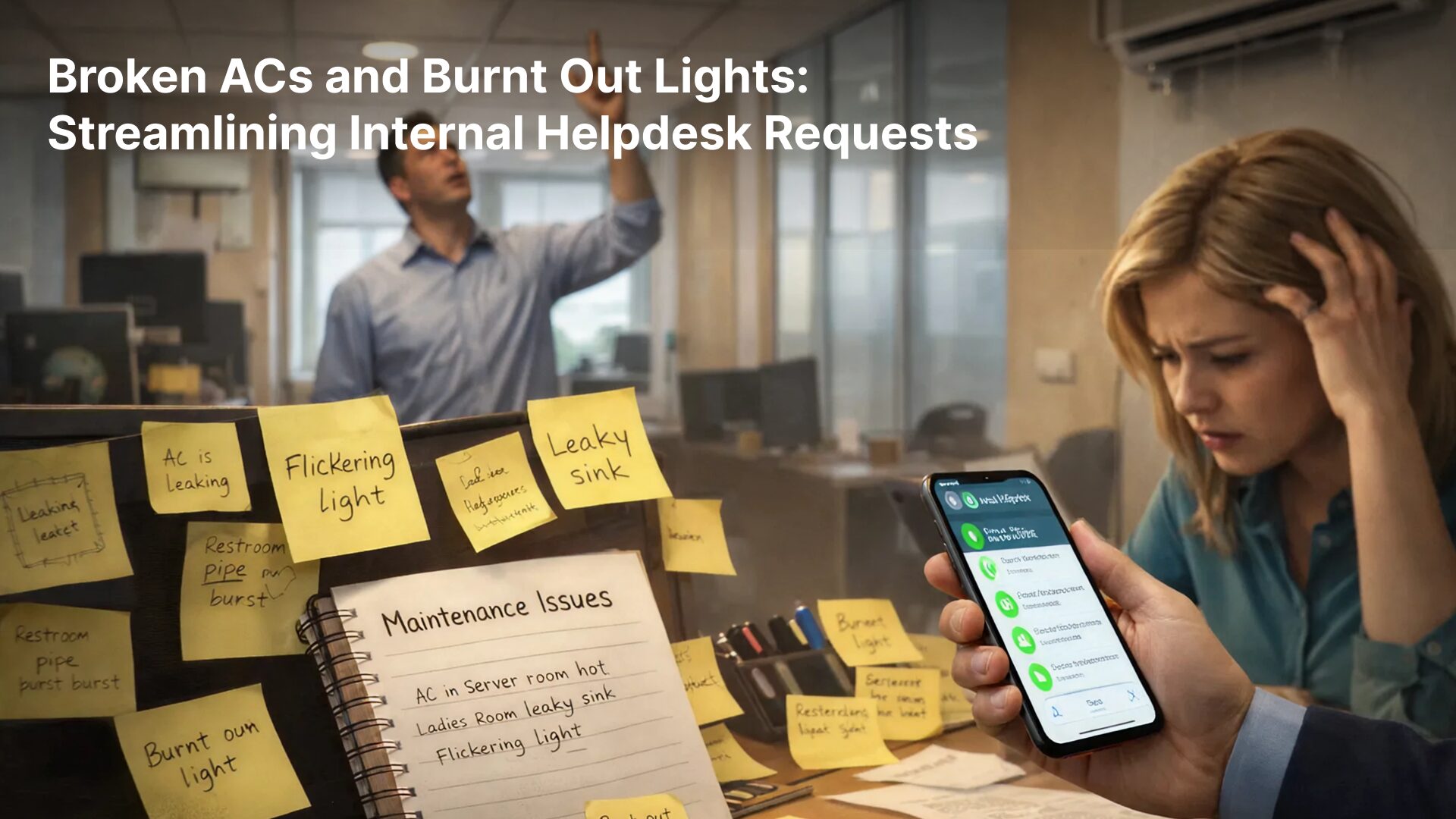 Broken ACs and Burnt Out Lights: Streamlining Internal Helpdesk Requests