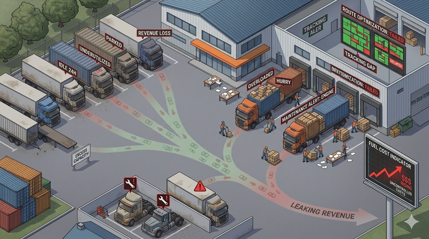 Fleet Utilization: The Most Overlooked Cost Leak in Logistics