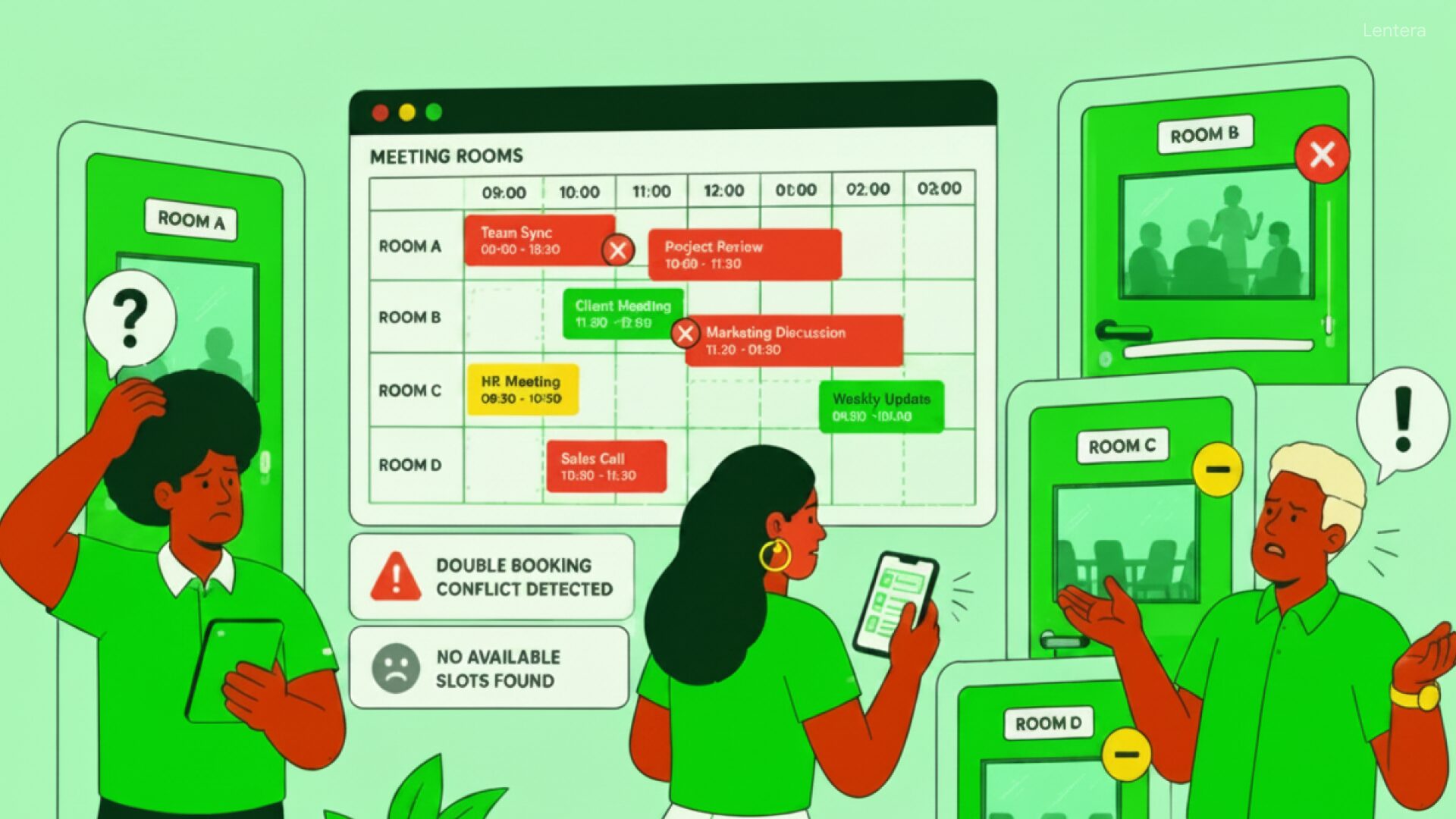 The Hidden Productivity Killer: Inefficient Meeting Room Booking