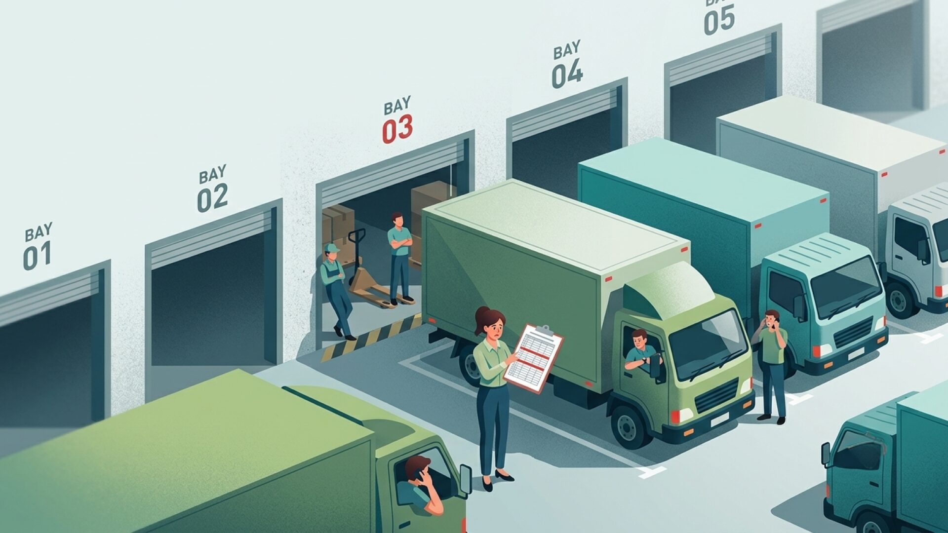 Your Dock Schedule Looks Fine on Paper — Until Three Trucks Arrive for the Same Bay